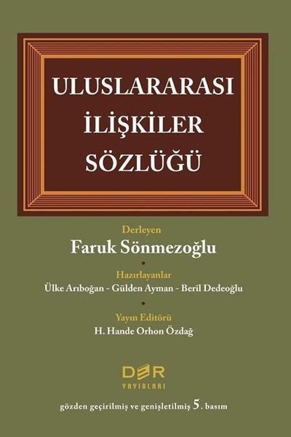 Uluslararası İlişkiler Sözlüğü - Der Yayınları - Image 1