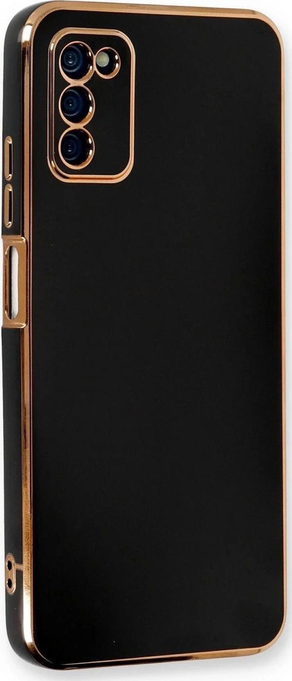 Samsung Galaxy A03S Kılıf Volet Silikon - Siyah - Image 1