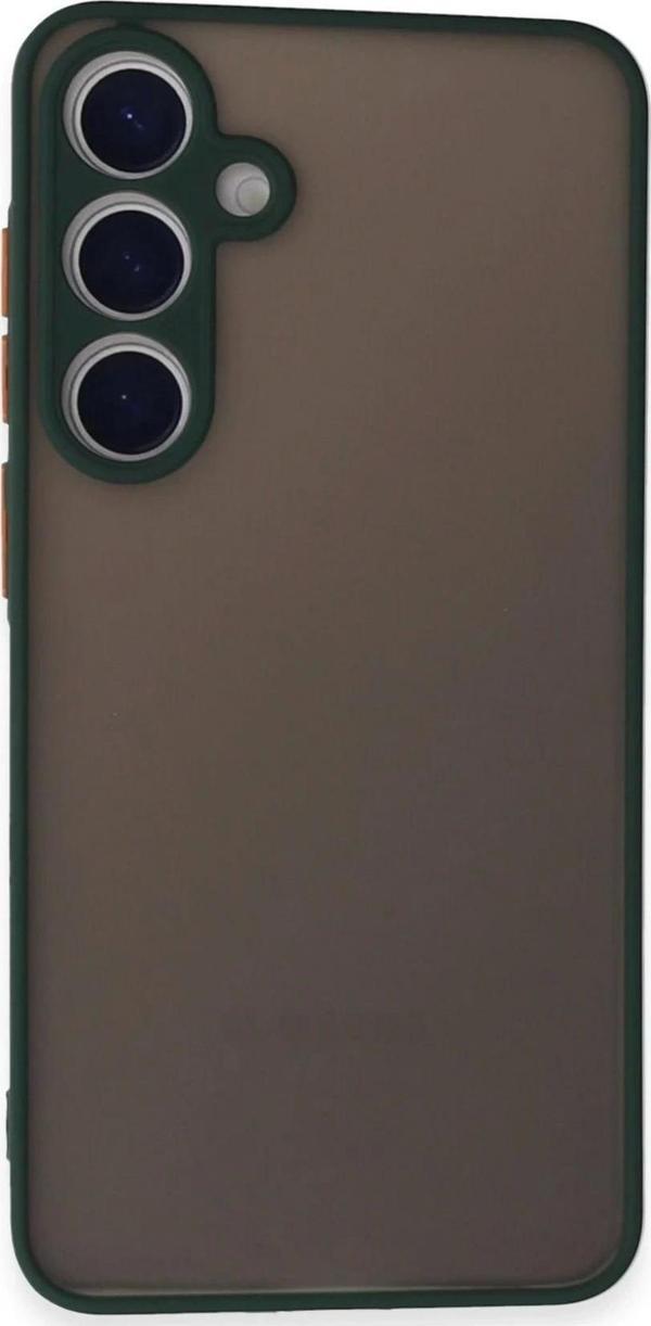 Samsung Galaxy S24 Kılıf Montreal Silikon Kapak - Yeşil - Image 1