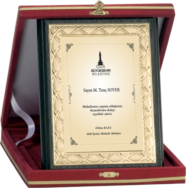 ODAK KUPA - Ahşap Plaketler - PL-057-M B - 15x20 cm - Image 1