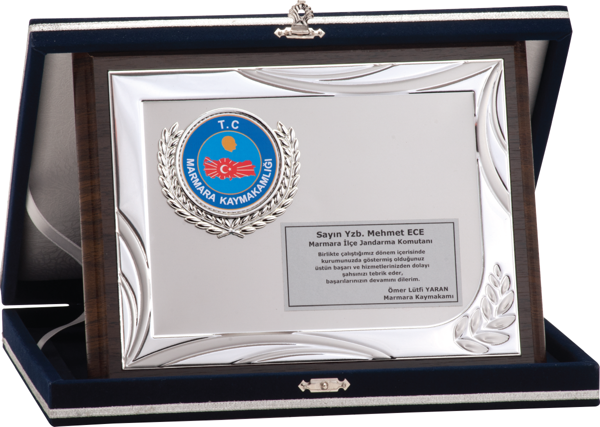 ODAK KUPA - Ahşap Plaketler - PL-123 B - 18x24 cm - Image 1