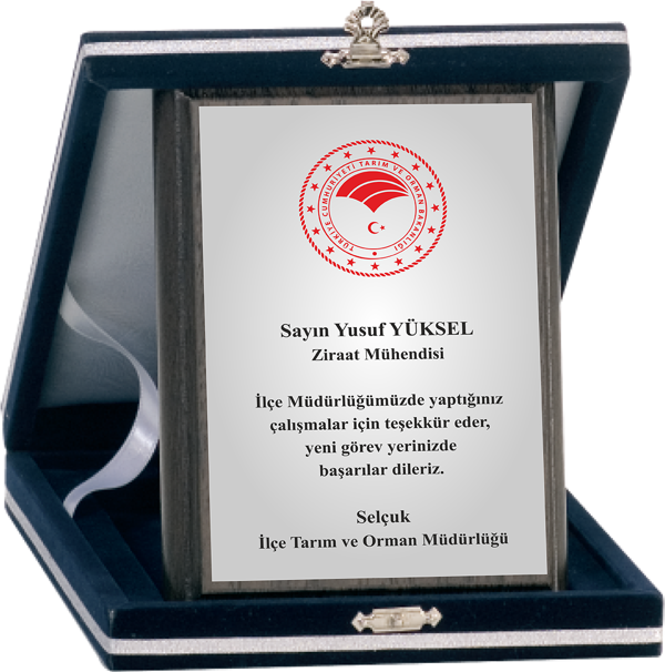 ODAK KUPA - Ahşap Plaketler - PL-003-M B - 12x16 cm - Image 1