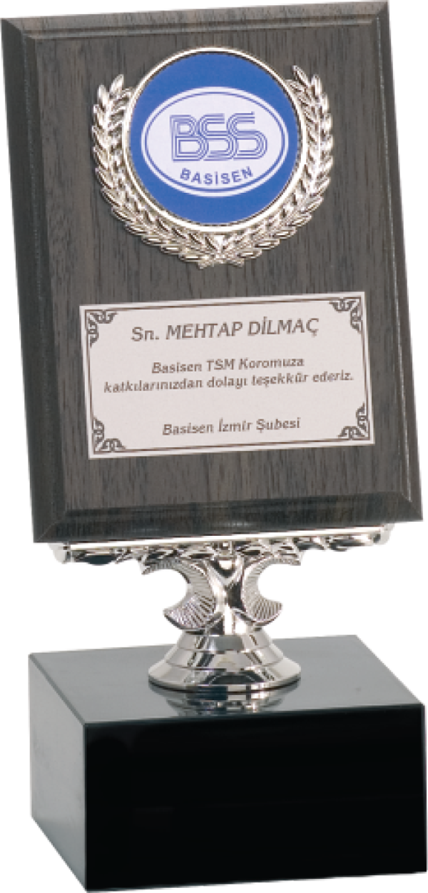 ODAK KUPA - Ahşap Plaketler - PL-004 B - 12x16 cm - Image 1