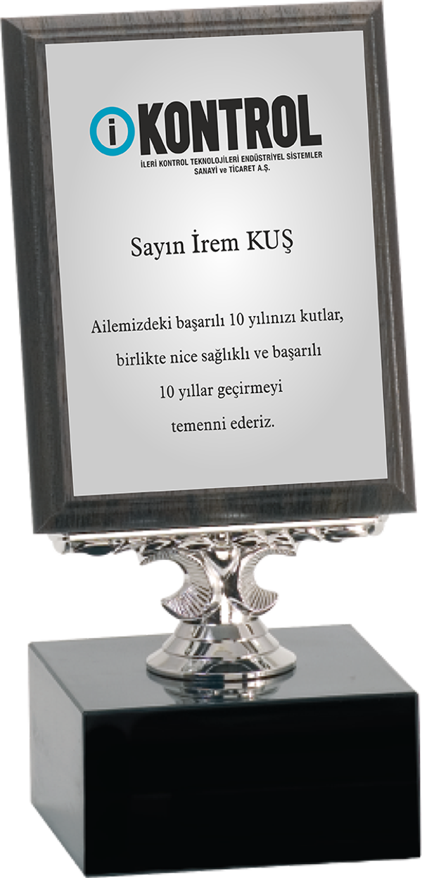 ODAK KUPA - Ahşap Plaketler - PL-004-M B - 12x16 cm - Image 1