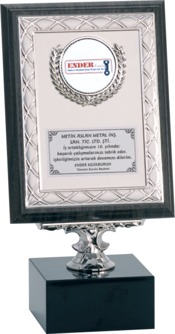 ODAK KUPA - Ahşap Plaketler - PL-062 B - 15x20 cm - Image 1