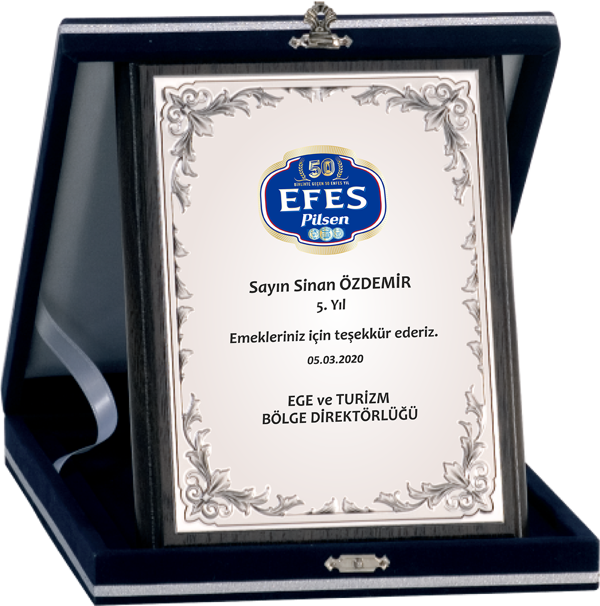 ODAK KUPA - Ahşap Plaketler - PL-065-M B - 15x20 cm - Image 1