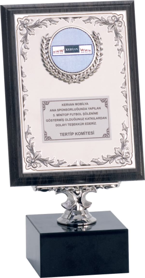 ODAK KUPA - Ahşap Plaketler - PL-066 B - 15x20 cm - Image 1