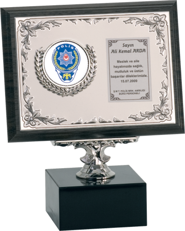 ODAK KUPA - Ahşap Plaketler - PL-068 B - 15x20 cm - Image 1