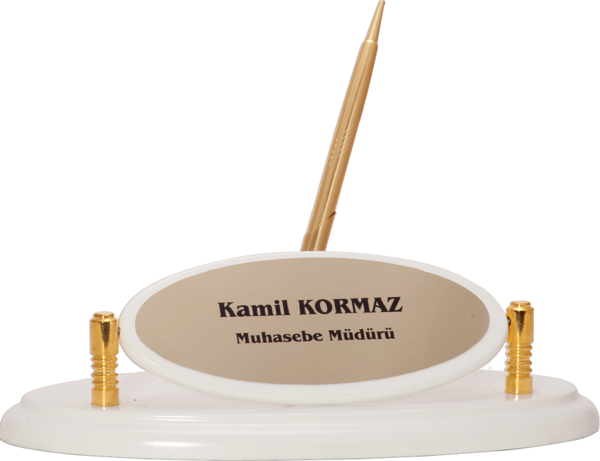 ODAK KUPA - Ahşap ve Cam Masa İsimlikleri - YZ-009 A - 10 cm - Image 1