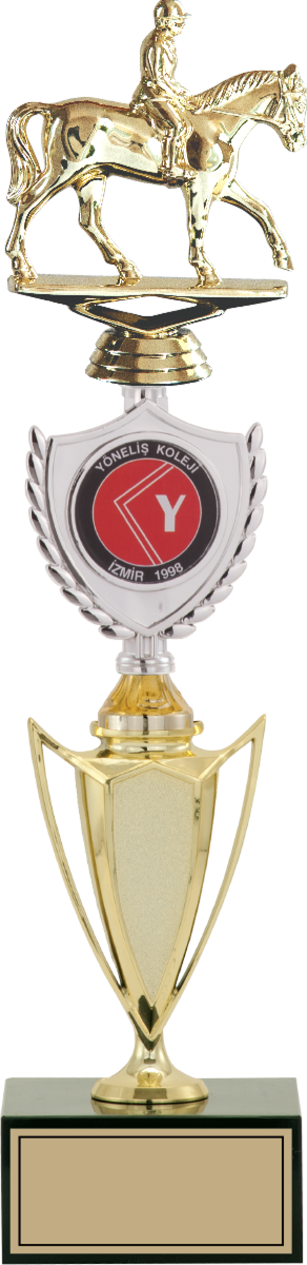 ODAK KUPA - Figürlü Kupalar - At / Binici Figürlü Kupalar FG-042 C - 41 cm - Image 1