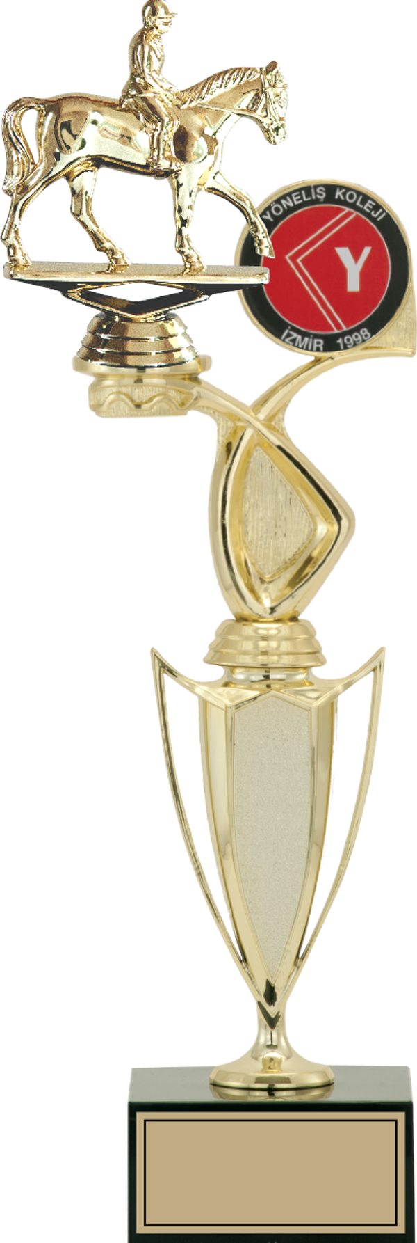 ODAK KUPA - Figürlü Kupalar - At / Binici Figürlü Kupalar FG-043 B - 41 cm - Image 1