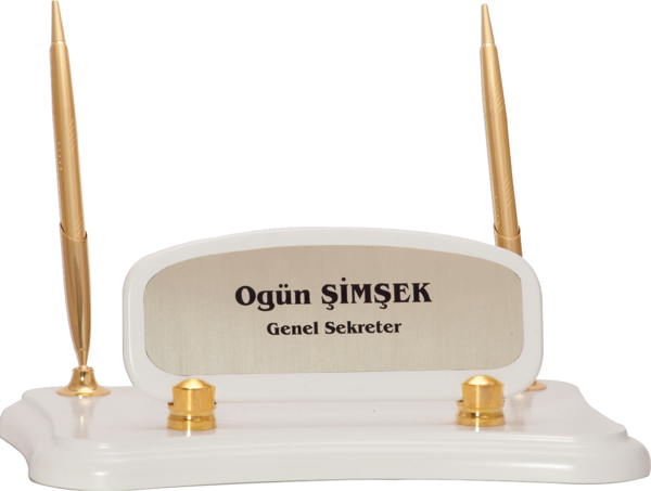 ODAK KUPA - Ahşap ve Cam Masa İsimlikleri - YZ-013 A - 10 cm - Image 1