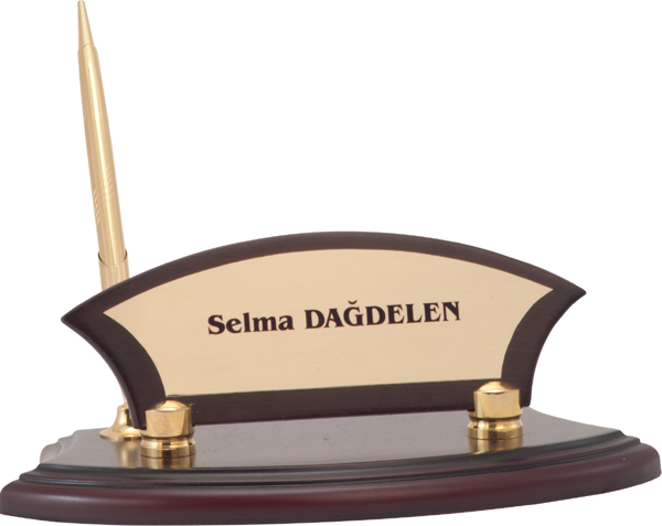 ODAK KUPA - Ahşap ve Cam Masa İsimlikleri - YZ-014 A - 10 cm - Image 1