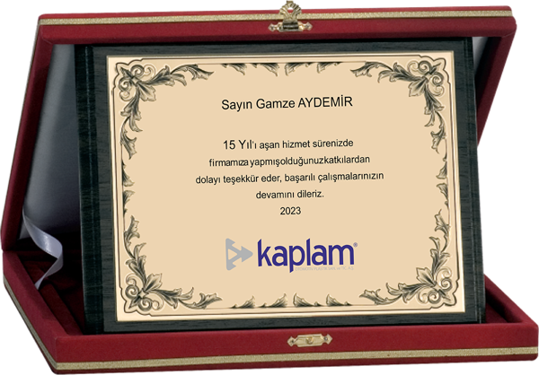 ODAK KUPA - Ahşap Plaketler - PL-071-M A - 18x24 cm - Image 1