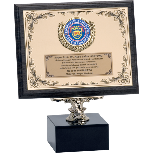 ODAK KUPA - Ahşap Plaketler - PL-072 A - 18x24 cm - Image 1
