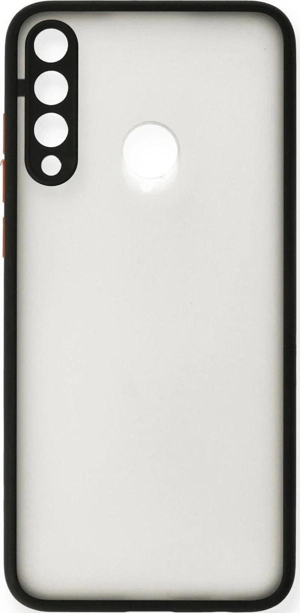 Huawei Y6P Kılıf Montreal Silikon Kapak - Siyah - Image 1