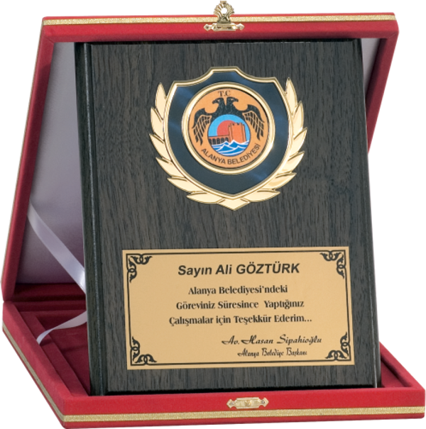 ODAK KUPA - Ahşap Plaketler - PL-016 A - 18x24 cm - Image 1