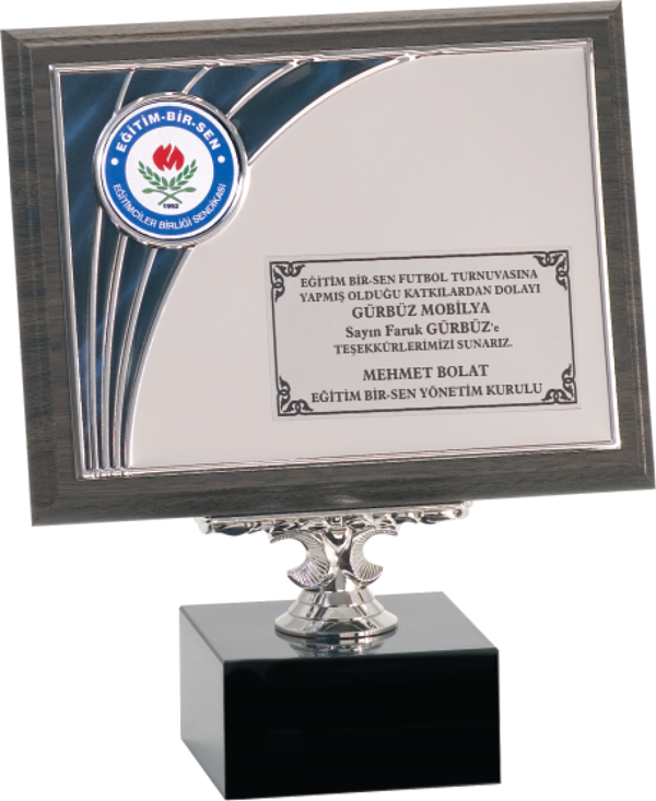 ODAK KUPA - Ahşap Plaketler - PL-080 A - 18x24 cm - Image 1
