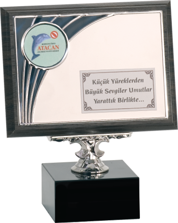 ODAK KUPA - Ahşap Plaketler - PL-080 B - 15x20 cm - Image 1