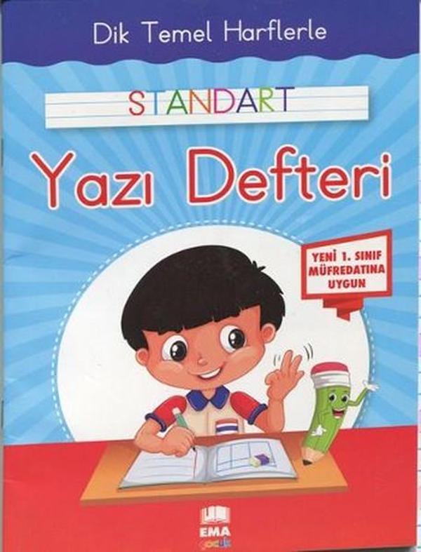 Dik Temel Harflerle Standart Yazı Defteri - Ema Çocuk - Image 1