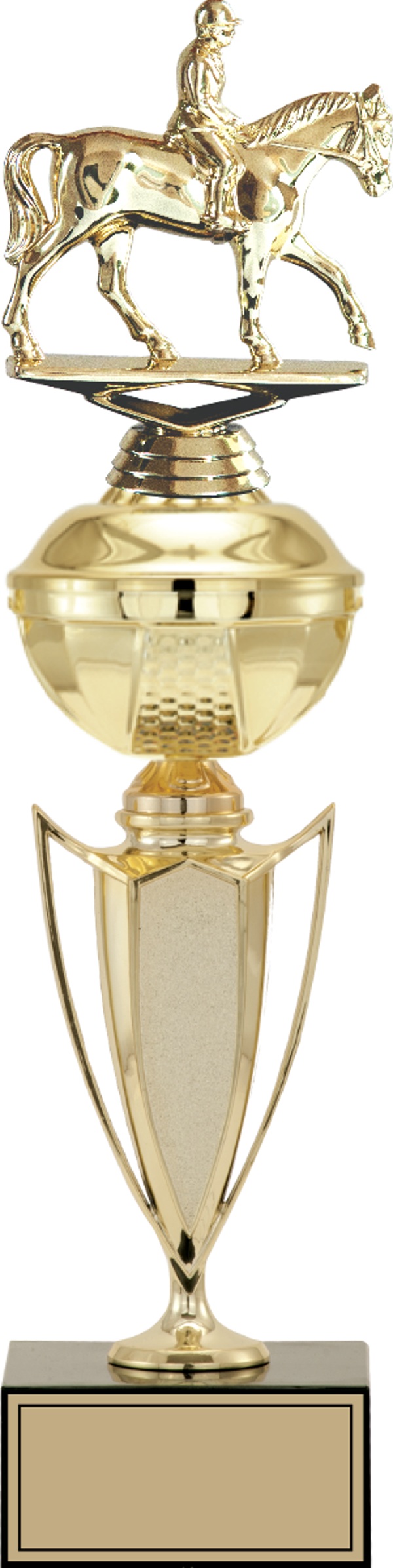 ODAK KUPA - Figürlü Kupalar - At / Binici Figürlü Kupalar FG-067 B - 42 cm - Image 1