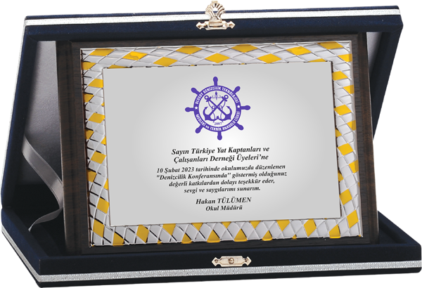 ODAK KUPA - Ahşap Plaketler - PL-019-M B - 15x20 cm - Image 1