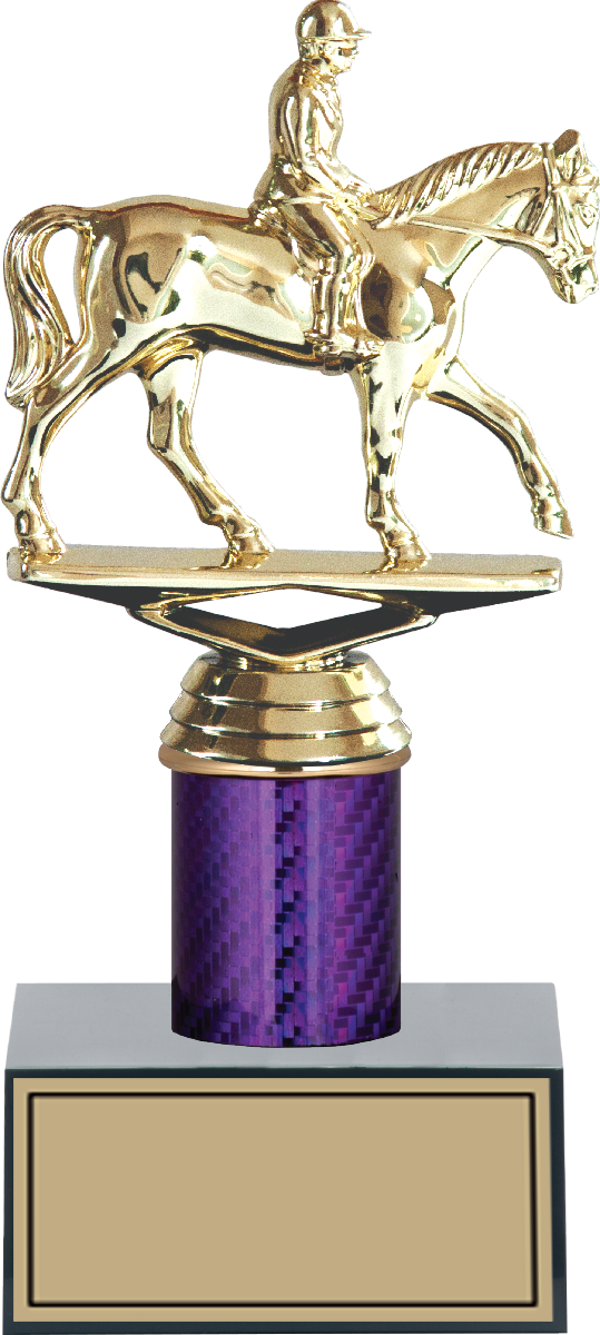 ODAK KUPA - Figürlü Kupalar - At / Binici Figürlü Kupalar FG-002 B - 22 cm - Image 1