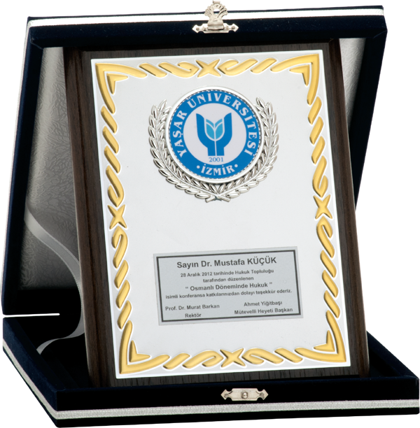 ODAK KUPA - Ahşap Plaketler - PL-021 B - 15x20 cm - Image 1