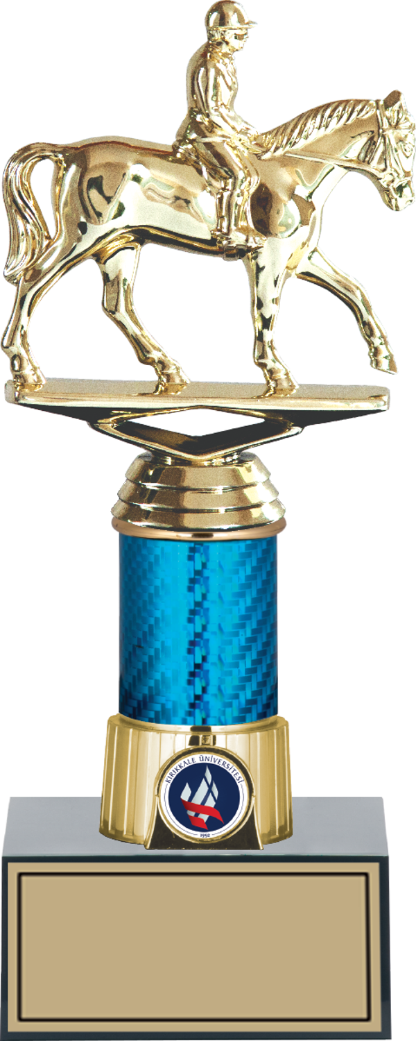 ODAK KUPA - Figürlü Kupalar - At / Binici Figürlü Kupalar FG-005 C - 25 cm - Image 1