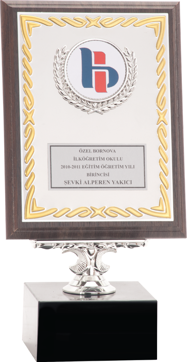 ODAK KUPA - Ahşap Plaketler - PL-022 B - 15x20 cm - Image 1