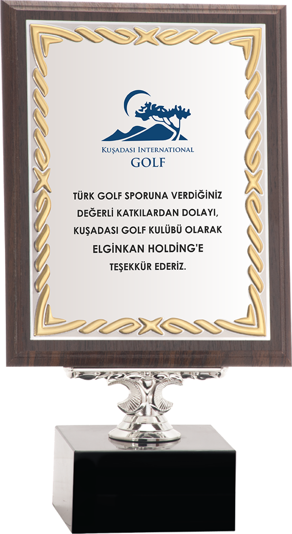 ODAK KUPA - Ahşap Plaketler - PL-022-M A - 18x24 cm - Image 1