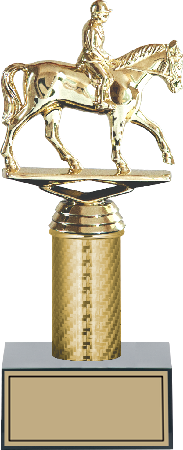ODAK KUPA - Figürlü Kupalar - At / Binici Figürlü Kupalar FG-007 C - 24 cm - Image 1
