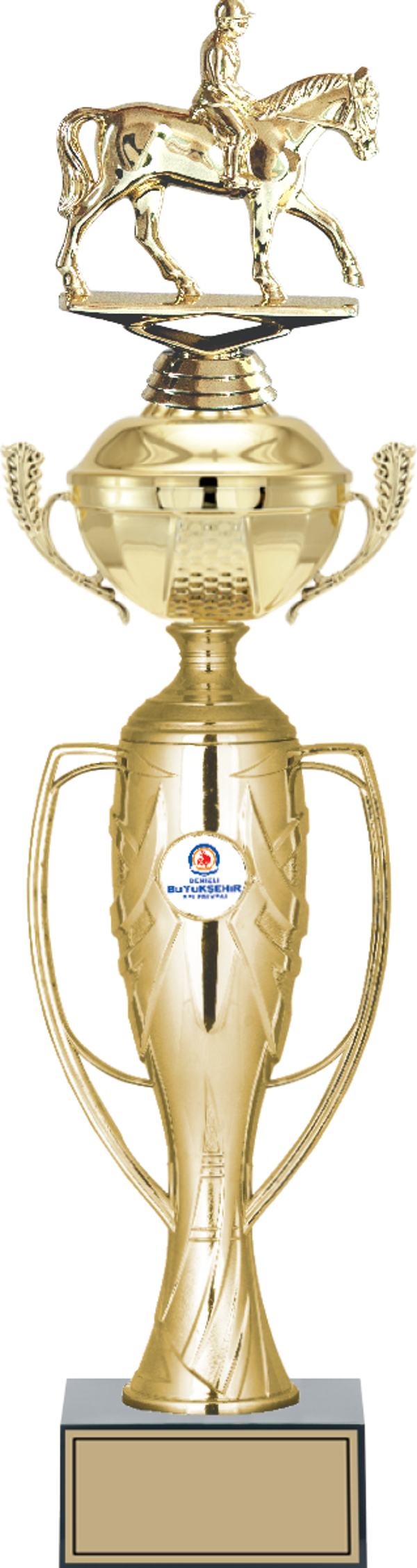 ODAK KUPA - Figürlü Kupalar - At / Binici Figürlü Kupalar FG-072 B - 49 cm - Image 1