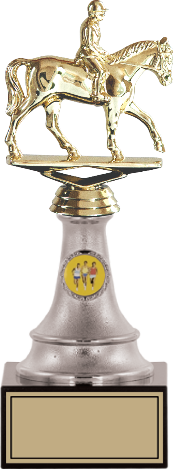 ODAK KUPA - Figürlü Kupalar - At / Binici Figürlü Kupalar FG-010 A - 27 cm - Image 1