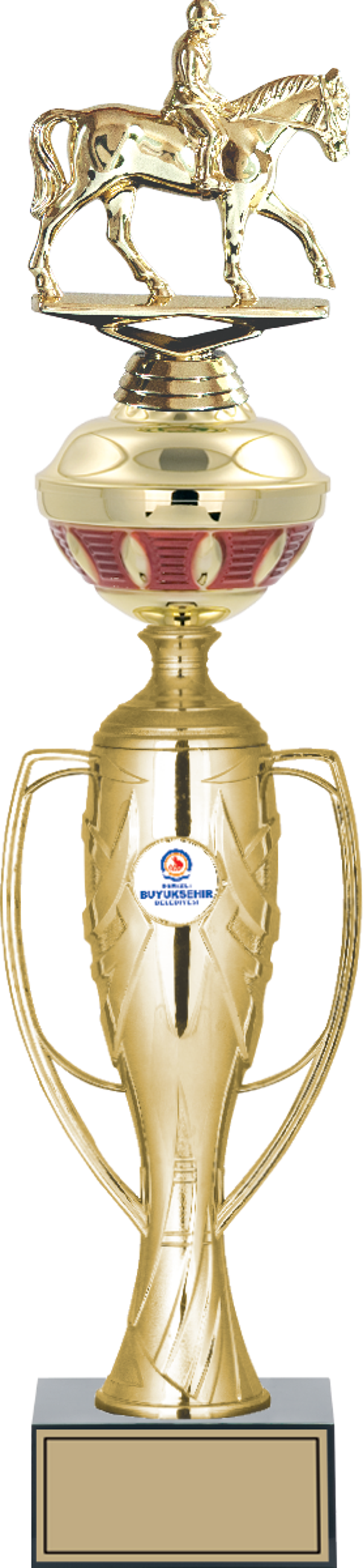 ODAK KUPA - Figürlü Kupalar - At / Binici Figürlü Kupalar FG-073 B - 49 cm - Image 1