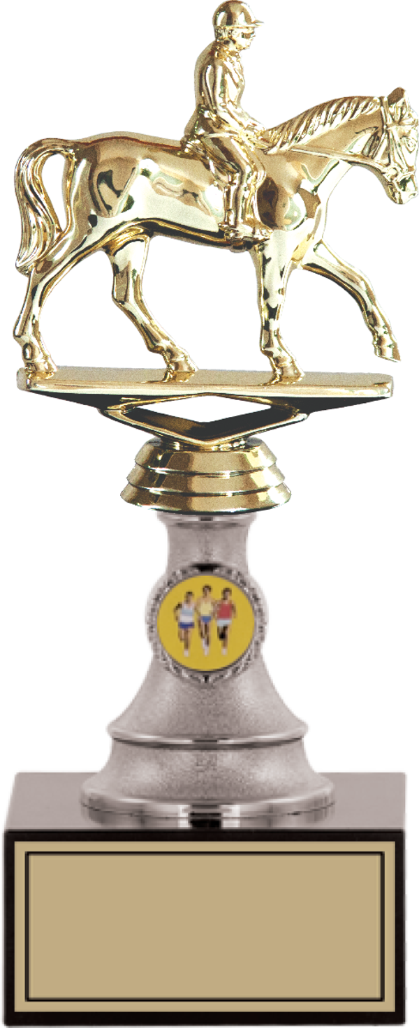 ODAK KUPA - Figürlü Kupalar - At / Binici Figürlü Kupalar FG-010 C - 25 cm - Image 1