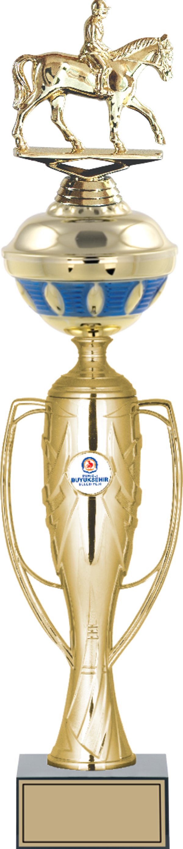ODAK KUPA - Figürlü Kupalar - At / Binici Figürlü Kupalar FG-074 A - 53 cm - Image 1