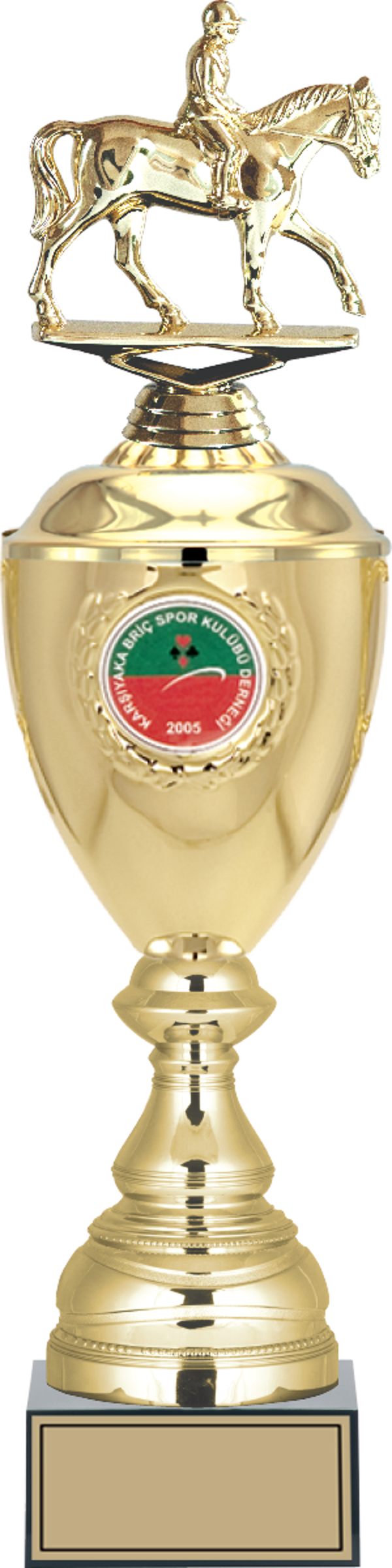 ODAK KUPA - Figürlü Kupalar - At / Binici Figürlü Kupalar FG-079 A - 49 cm - Image 1