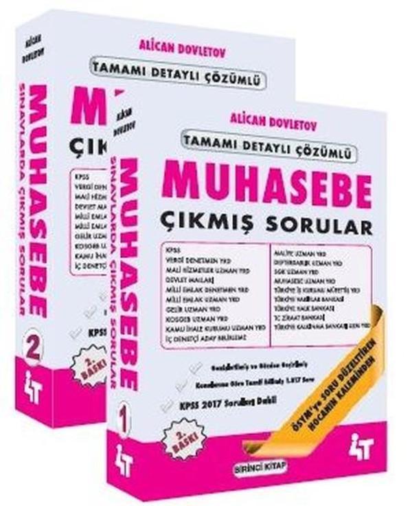 Muhasebe Çıkmış Sorular-2 Kitap Takım - 4T  Yayınları - Image 1