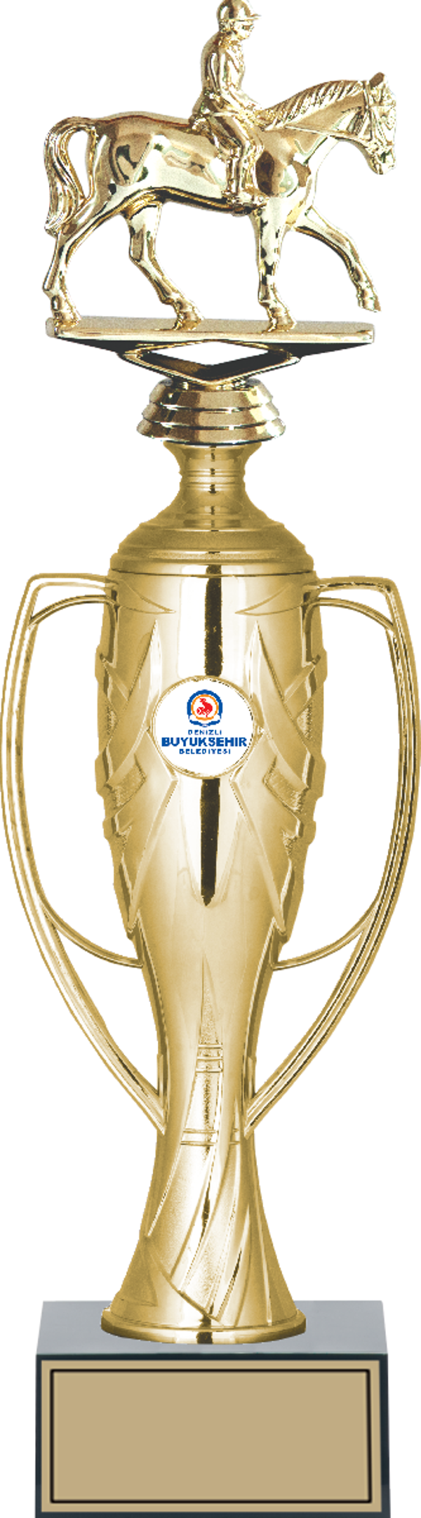 ODAK KUPA - Figürlü Kupalar - At / Binici Figürlü Kupalar FG-026 B - 40 cm - Image 1