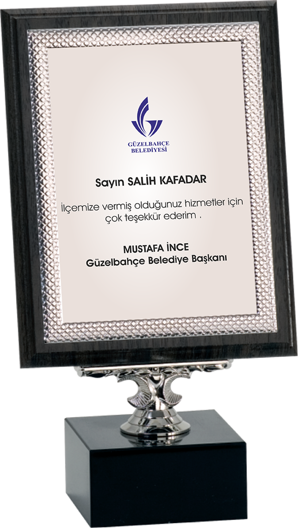 ODAK KUPA - Ahşap Plaketler - PL-090-M A - 18x24 cm - Image 1