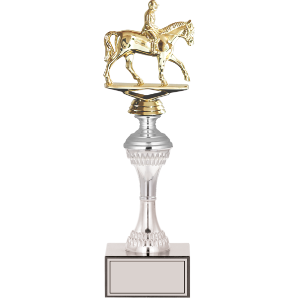 ODAK KUPA - Figürlü Kupalar - At / Binici Figürlü Kupalar FG-030 C - 32 cm - Image 1