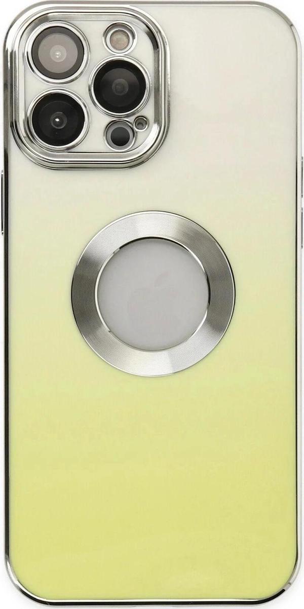 iPhone 13 Pro Max Kılıf Best Silikon - Sarı - Image 1