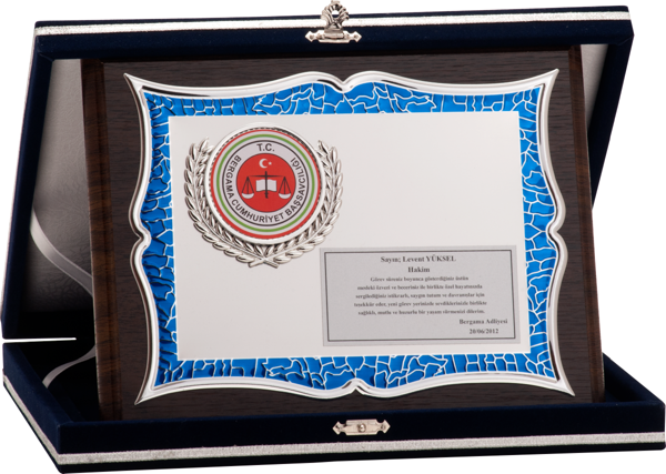 ODAK KUPA - Ahşap Plaketler - PL-035 A - 18x24 cm - Image 1