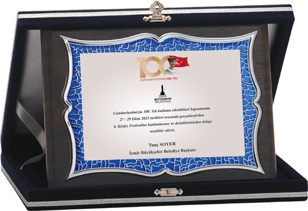 ODAK KUPA - Ahşap Plaketler - PL-035-M B - 15x20 cm - Image 1