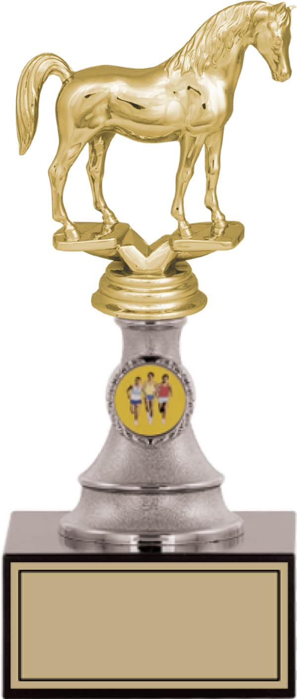 ODAK KUPA - Figürlü Kupalar - At Figürlü Kupalar FG-010 C - 23 cm - Image 1