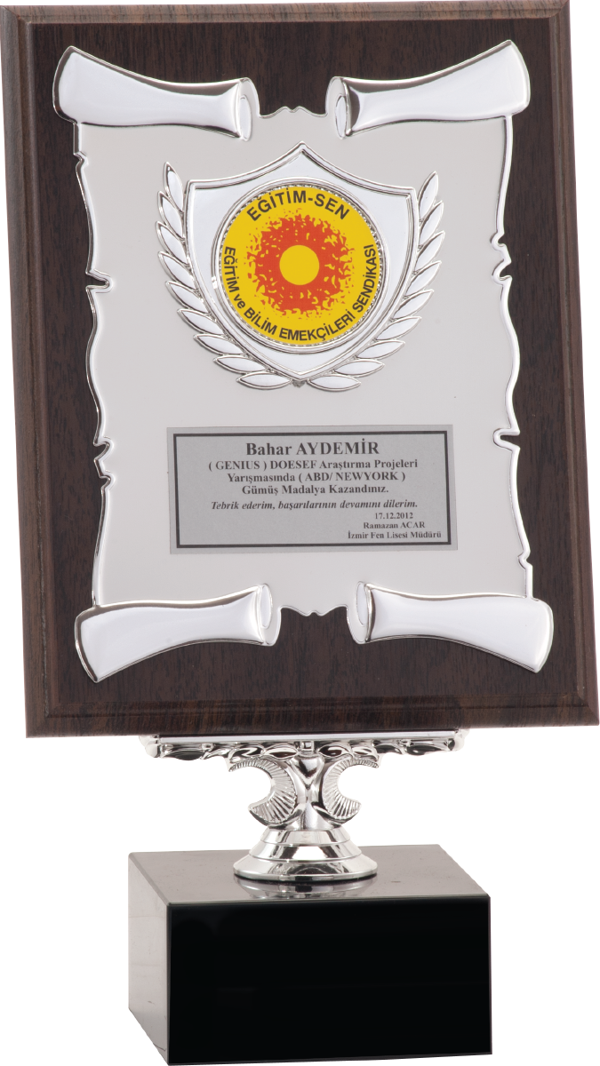 ODAK KUPA - Ahşap Plaketler - PL-038 A - 18x24 cm - Image 1