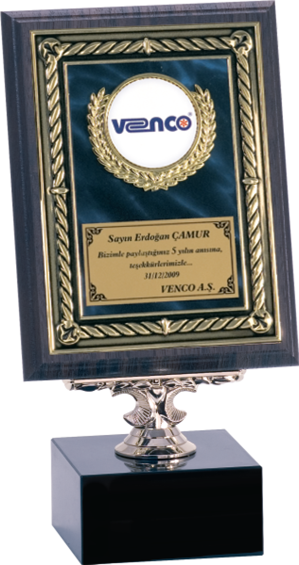 ODAK KUPA - Ahşap Plaketler - PL-102 B - 15x20 cm - Image 1