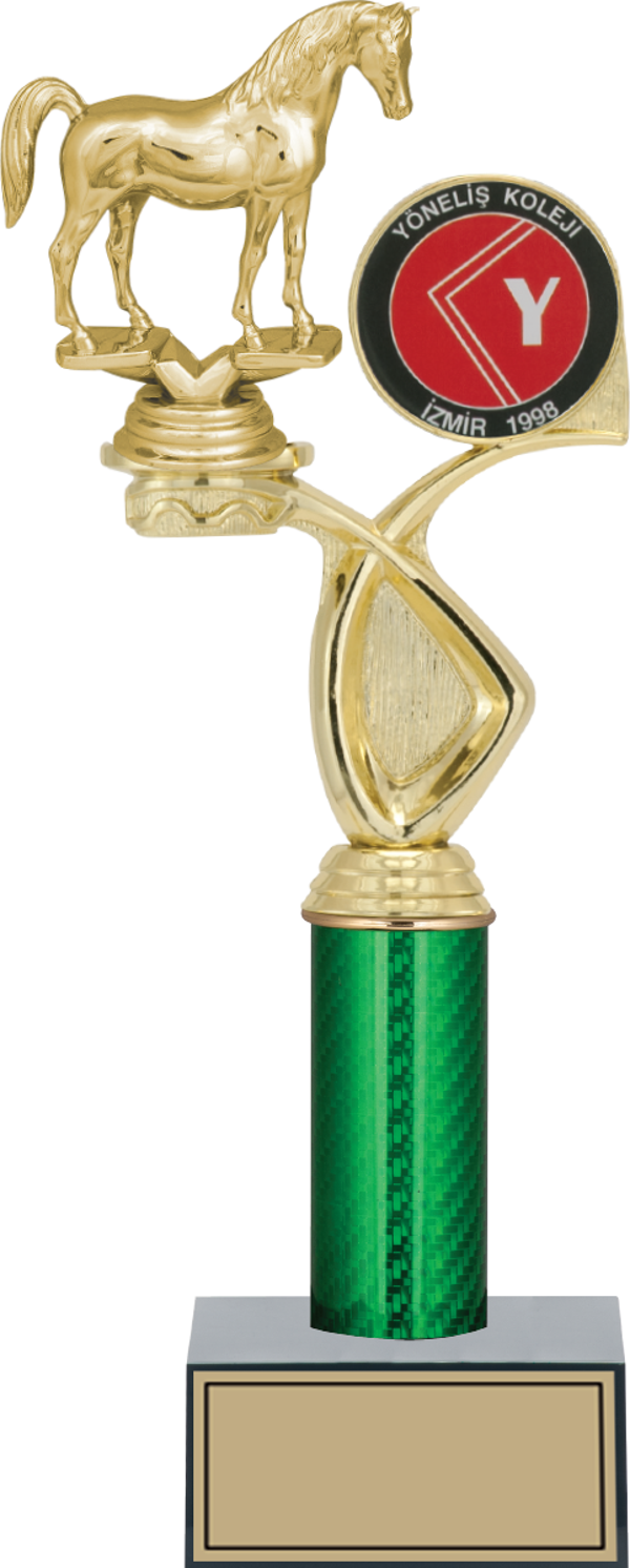 ODAK KUPA - Figürlü Kupalar - At Figürlü Kupalar FG-018 B - 34 cm - Image 1