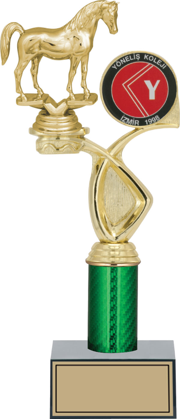 ODAK KUPA - Figürlü Kupalar - At Figürlü Kupalar FG-018 C - 32 cm - Image 1
